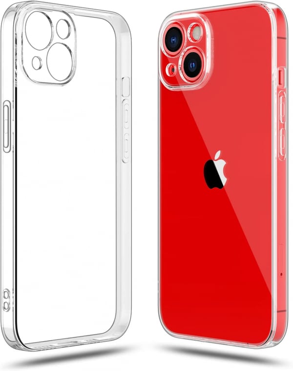 Ohut TPU-kotelo iPhone 13 Prolle, läpinäkyvä