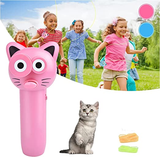 Kastelegetøj i reb til børn (pink)