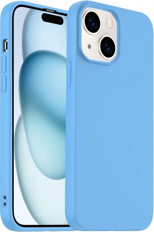 Silikonskal till iPhone 15 Pro, Blå