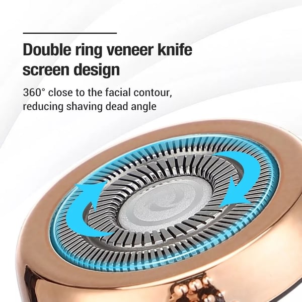 Bærbar mini-barbermaskine, sort