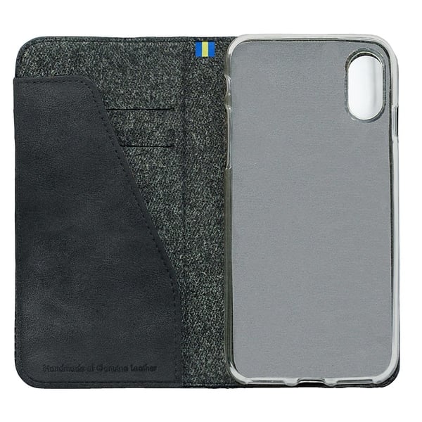 Krusell Sunne FolioCase Wallet Case til iPhone X/Xs, sort