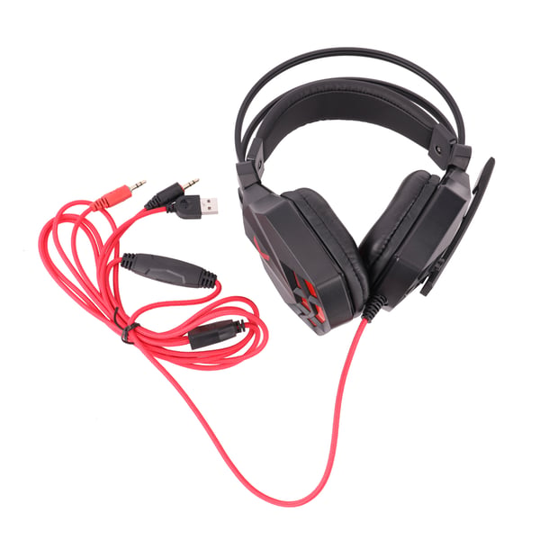 Maxlife Gaming MXGH-200 kablede over-ear-hodetelefoner 3,5 mm svart