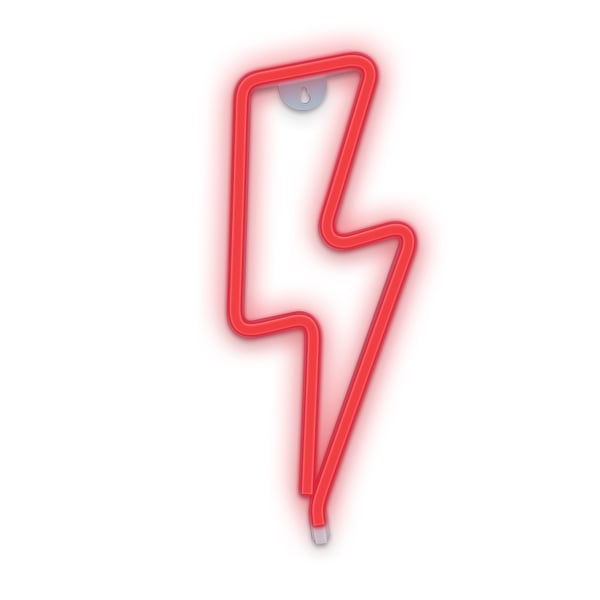 Forever Light Neon LED lys Flash, batteri + USB FLNEO6, Rød