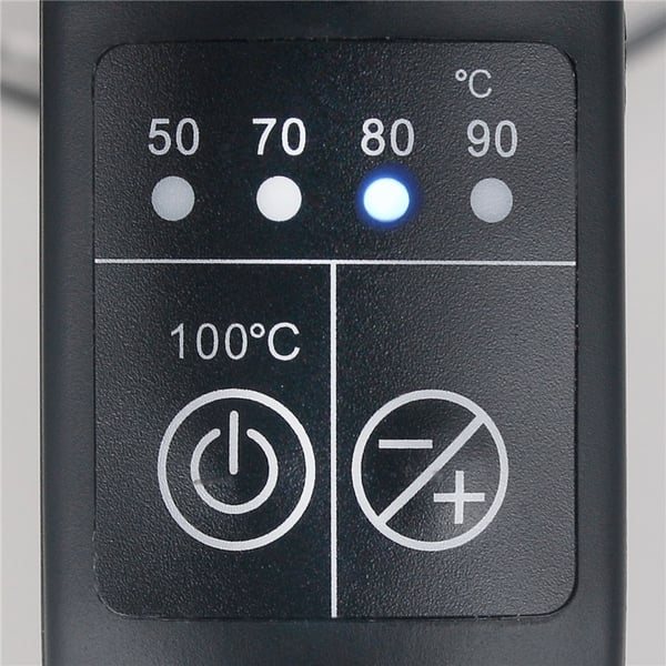 Emerio Vatten/Tekokare 1,7l Glas temp
