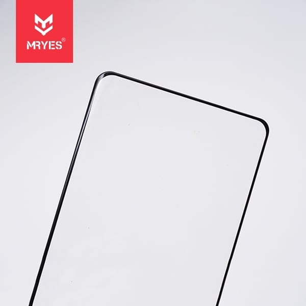 Mr Yes, full visning, skjermbeskytter i herdet glass for Huawei P30 med full deksel