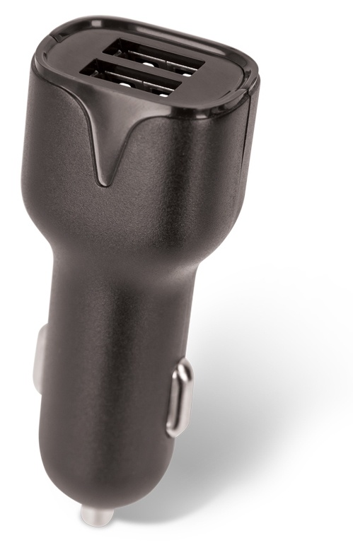 Autolaturi Maxlife MXCC-01 2xUSB pikalataus (2.4A), musta