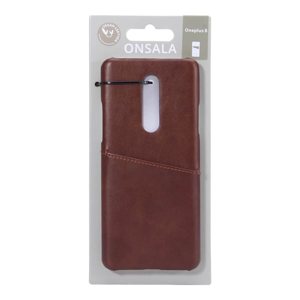 Onsala Suojakuori Ruskea korttipaikalla Oneplus 8