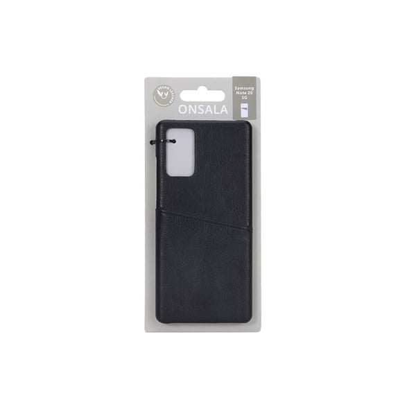 Onsala Suojakuori Musta korttipaikalla Samsung Note 20 5G