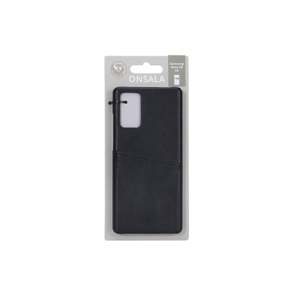 Onsala Suojakuori Musta korttipaikalla Samsung Note 20 5G