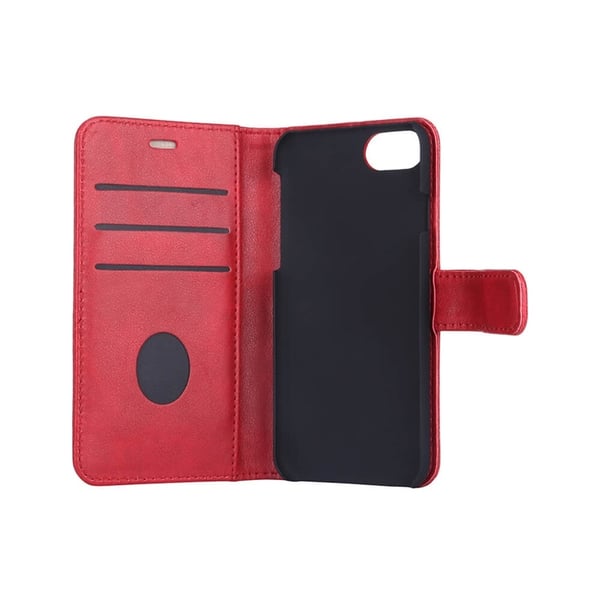 RADICOVER Strålingsbeskyttelse Mobiletui PU iPhone 6/7/8/SE Flipcover Rød