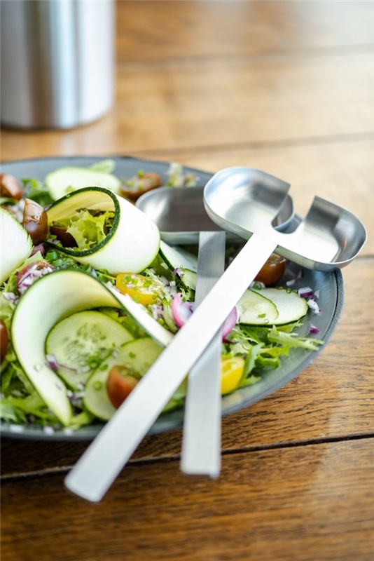 Orrefors Jernverk Salatbestikk i rustfritt stål