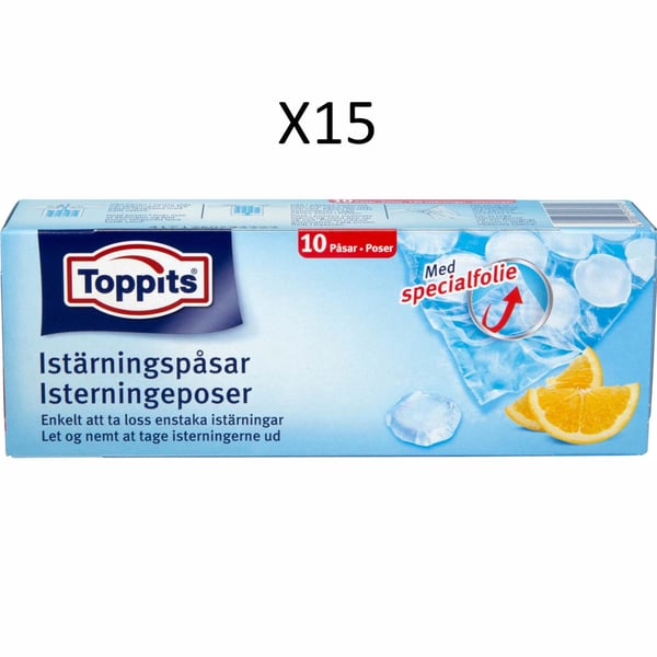 Toppits Istärningspåsar 10 påsar, STORPACK 15st