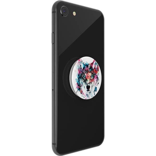 PopSockets Wolf Avtagbart Grip med Stativfunksjon
