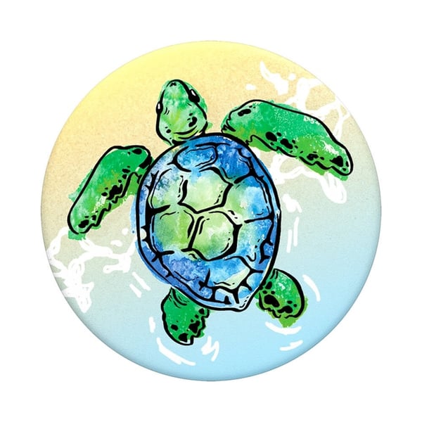 PopSockets Tortuga Irrotettava Grip Telinetoiminnolla