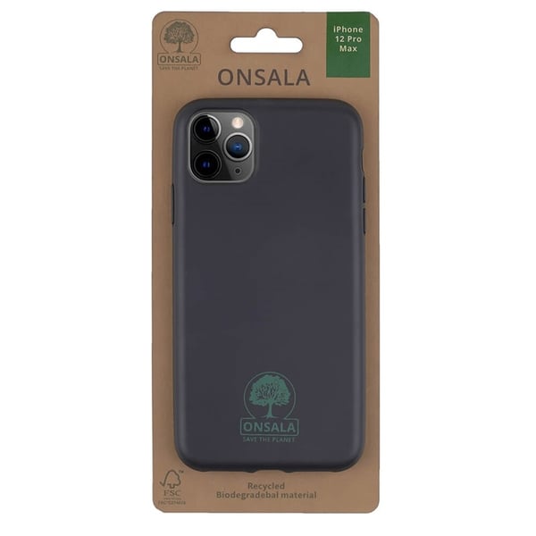Onsala ECO Mobilcover iPhone 12 Pro Max Sort