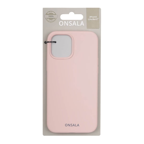Onsala Mobilcover Silikone Sand Pink - iPhone 12 Pro Max