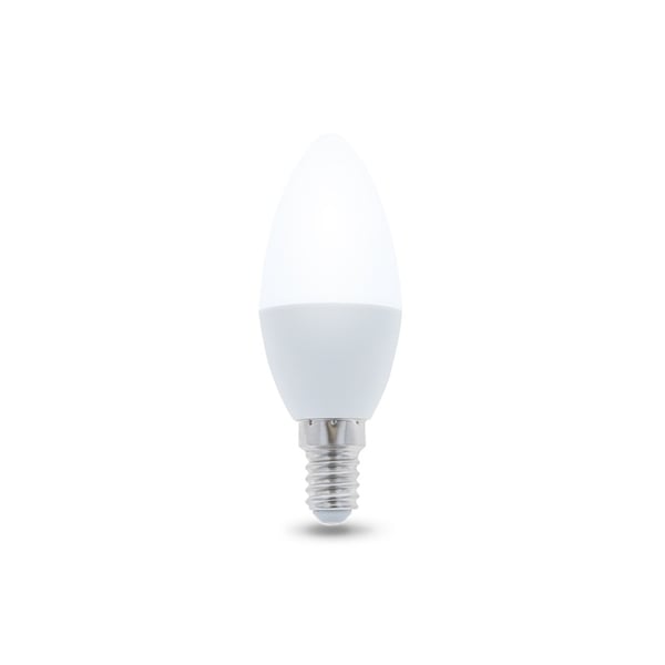 LED-lamppu E14, C37, 3W, 230V, 4500K, valkoinen neutraali