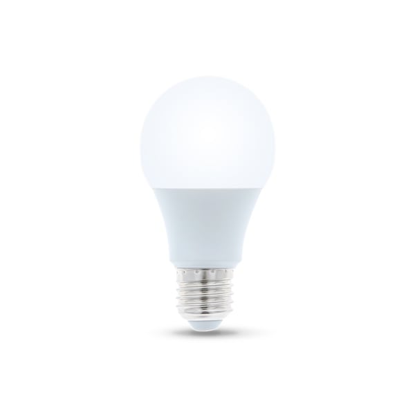 LED-lampe E27, 6W, 230V, 4500K, Hvit nøytral