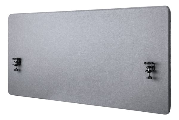 DELTACO Office, 1200(W)x600(H)mm Acoustic Desktop Privacy Panel