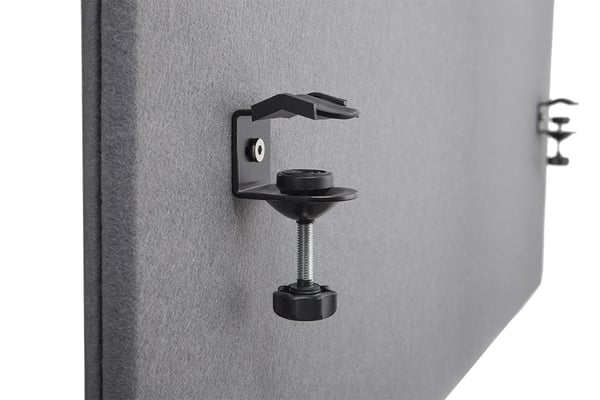 DELTACO Office, 1200(W)x600(H)mm Acoustic Desktop Privacy Panel