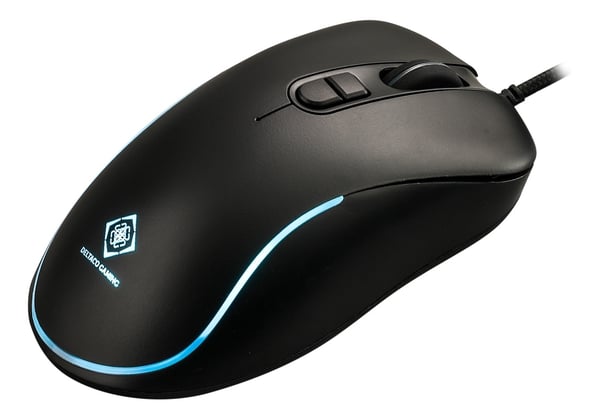 DELTACO GAMING DM120 RGB-pelihiiri, musta