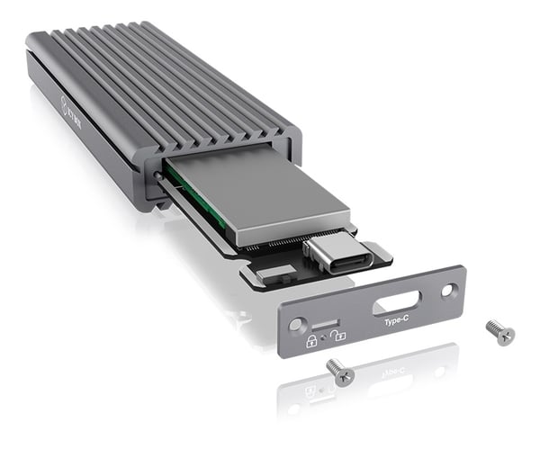 External Type-C™ aluminium enclosure for M.2 NVMe SSD