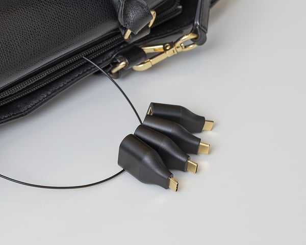DELTACO Office, USB-C-sovitinrengas, mDP, DP, VGA, HDMI