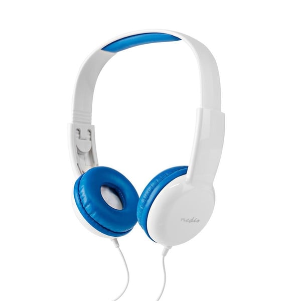 Nedis On-Ear hodetelefoner med kabel | 3.5 mm | Kabellengde: 1.20 m | 82 dB | Blå