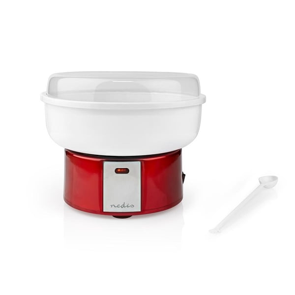 Nedis Candyflossmaskine | 500 W | Hvid / Rød