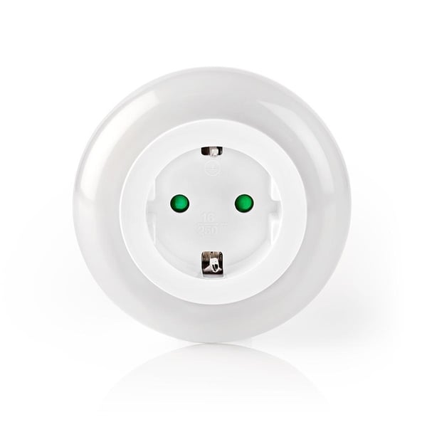 Nedis Plug-In LED Night Light | Dag/natt sensor | 3680 W | 10 lm | Blå / Grøn / Hvit