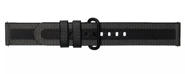 Strap Studio Textil Klockarmband Active 20mm, Svart