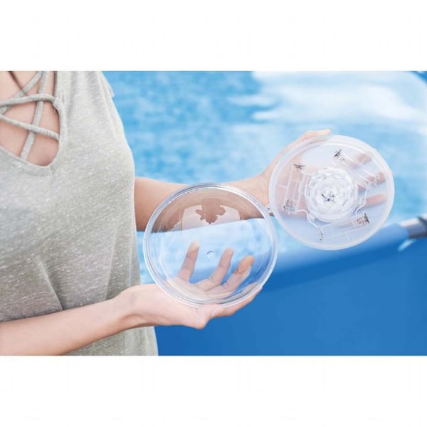 Bestway Flowclear Flydende LED-poolbelysning med solceller