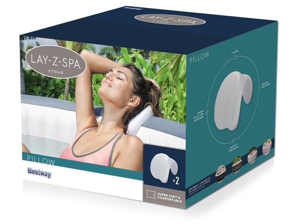 Bestway Lay-Z-Spa, Spa-puter, 2-pakning