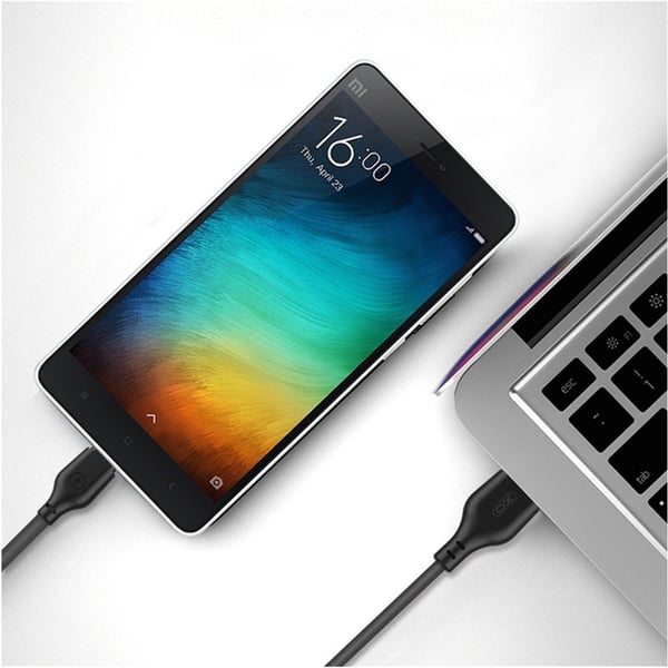 XO NB103, 3-i-1-kabel (2,1A) USB - Lightning + USB-C + microUSB, 1 m