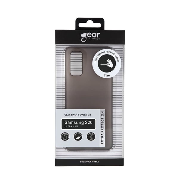 Gear Mobildeksel Ultraslim Svart - Samsung S20