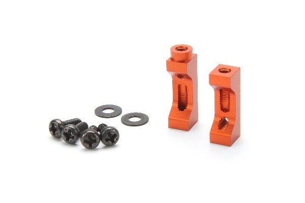 Servofestesett i aluminium (oransje)