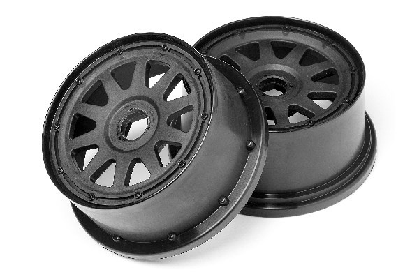 Tr-10 hjul svart (120X65Mm/-10Mm offset)