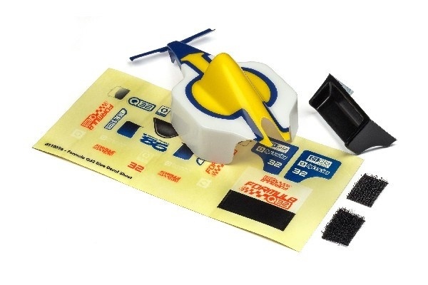 Formula Q32 Body And Wing Set (Blue)