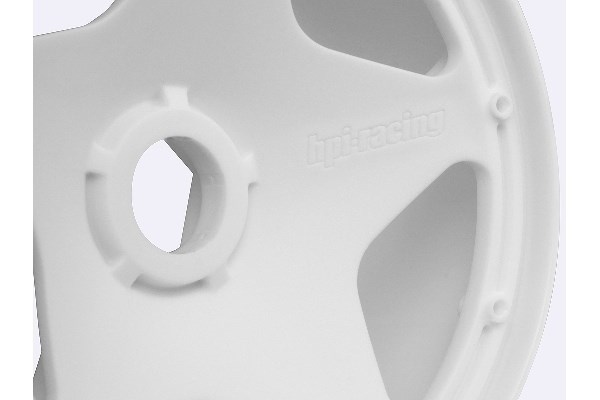 Super Star-hjul hvit (120X75Mm/2 stk.)