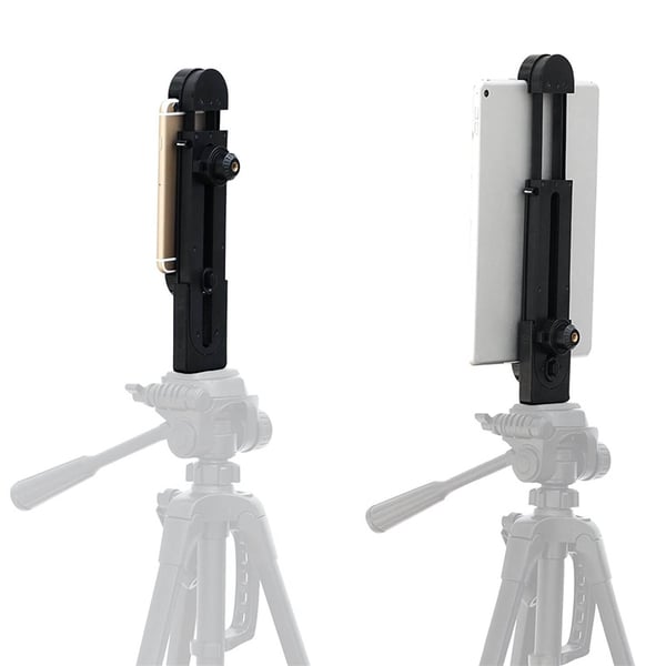 Gear Tablet/Smartphone Holder Stativ Med 1/4 Stativgevind Sort