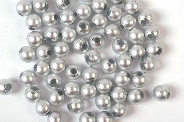 Voksperler 3mm 500g mat sølv