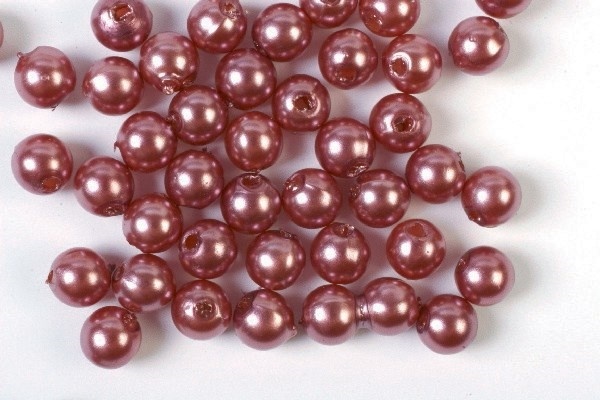 Plastperler 5 mm 500 g, lilla