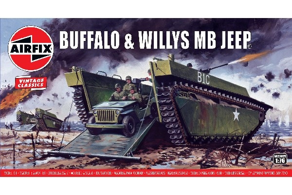 Airfix Buffalo Amfibie LVT &amp; Jeep