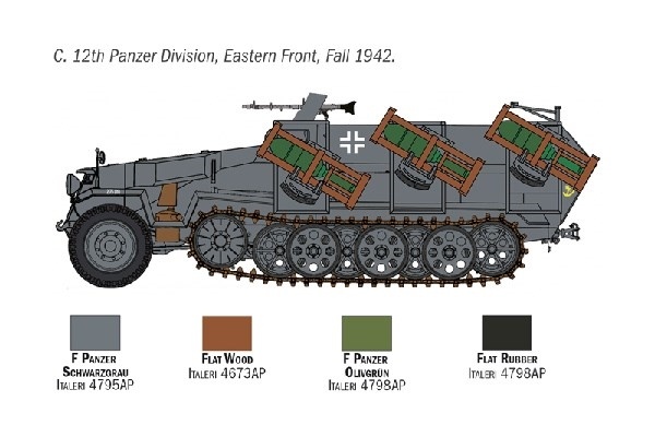 Italeri 1:72 Sd.Kfz. 251/1 'Stuka til fots'