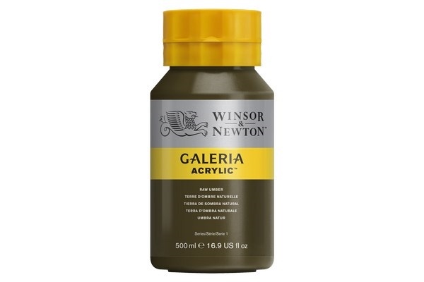 WINSOR Galeria Acrylic 500Ml Raw Umber 554