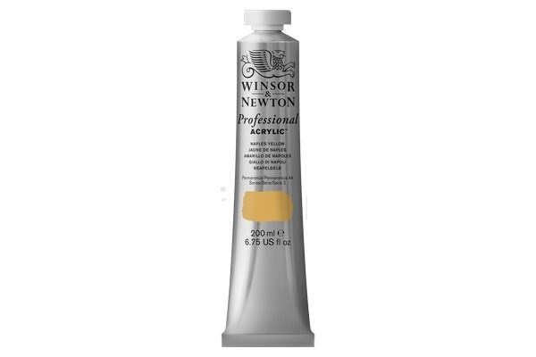 WINSOR Proff. acrylic 200ml naples yellow 422
