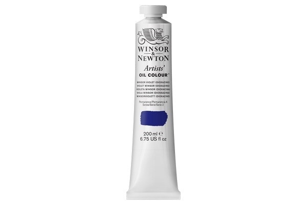 Winsor Artists Oil Col 200ML VIOLET (DIOXAZINE) 733