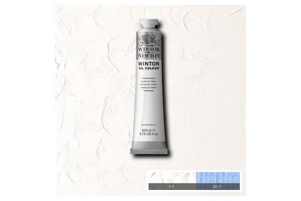 WINTON OLJE COL 200ML (40) TITANHVIT 644