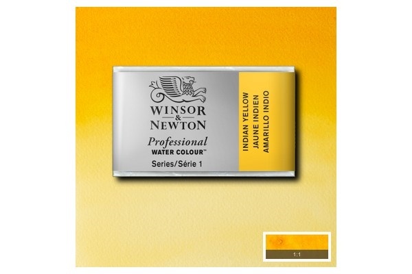 Prof Water Colour Pan/W Indian Yellow 319