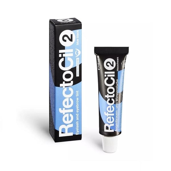 RefectoCil Øyenvippe- og øyenbrynfarge Navy Black No. 2 - 15ml
